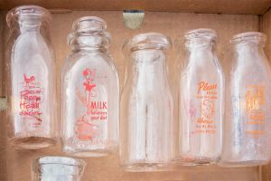 Cool Market Finds   Milk Bottles