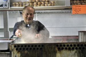 Hotdog Man At Cowtown Farmers Market